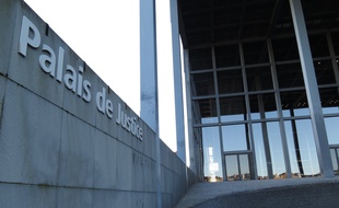 Nantes, le 17 fÈvrier 2015, le palais de justice, sur l'Óle de Nantes