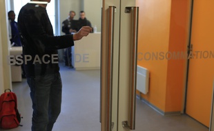 La salle de consommation à risque moindre dite salle de shoot à Strasbourg.