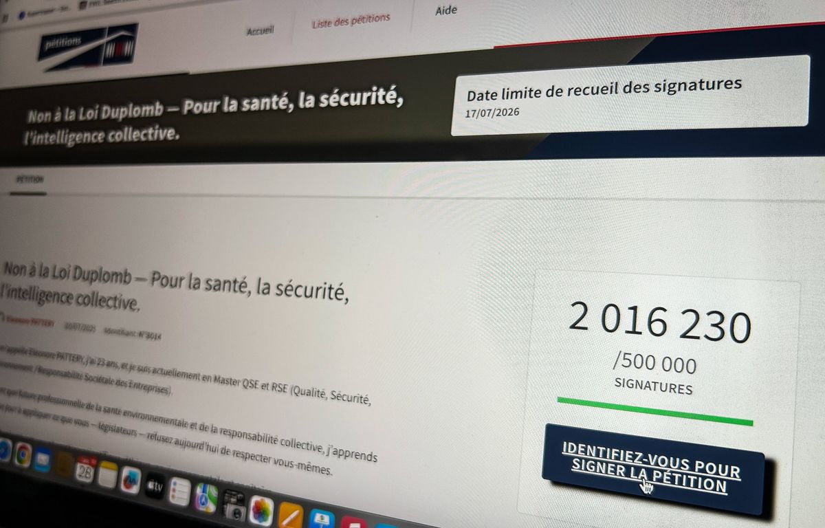 Loi Duplomb : L'Assemblée nationale accepte d'examiner, en commission, la pétition