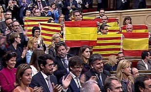 Le Parlement catalan envisageait de prononcer une déclaration d’indépendance unilatérale au cours de la séance initialement prévue lundi. (image d'illustration)