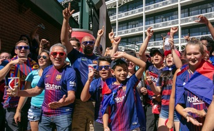 Le 31 juillet dernier, près de 55.000 spectateurs ont assisté à un match de présaison entre le Barça et l'AS Roma à Dallas, avec une grande majorité de fans du club catalan.