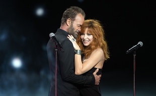 Mylène Farmer et Sting lors des NRJ Muisic Awards, le 8 novembre 2015