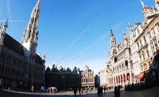 La Grand-Place de Bruxelles (Belgique), en mars 2011.