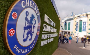 L'entrée de Stamford Bridge, le stade de Chelsea.