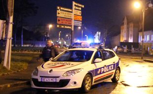 Illustration d'un véhicule de police, ici près de Rennes.