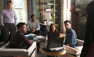 Une partie du casting de la saison 3 de «How to Get Away With Murder».