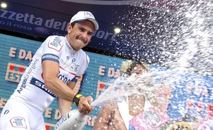Le coureur de l'équipe Argos John Degenkolb lors de sa victoire à Matera, sur le Tour d'Italie, le 8 mai 2013.