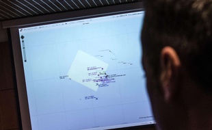 Illustration: surveillance du trafic maritime en Méditerranée, avril 2015.