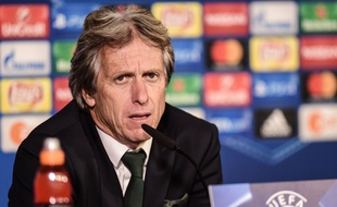 Jorge Jesus en conférence de presse.
