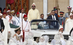 Le roi du Maroc Mohammed VI à Tetouan le 31 juillet 2018.