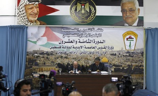 Une réunion de deux jours du Conseil central de l'OLP à Ramallah, en Cisjordanie, s'est conclue le 16 janvier 2018.