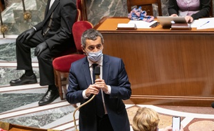 Gérald Darmanin, le 27 octobre 2020 à l'Assemblée.