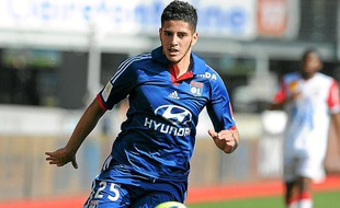 Lyon's player Yassine Benzia during the French League one soccer match A.S. Nancy Lorraine vs Olympique Lyonnais (OL) at Marcel Picot's Stadium. Nancy, FRANCE -05/05/2013/POLEMILE_2050.02/Credit:POL EMILE/SIPA/1305052054