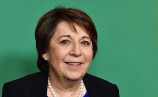 Corinne Lepage, presidente de Cap21, Rassemblement Citoyen, soutien d'Emmanuel Macron,
22 février 2017 à Paris