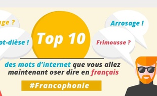 Top 10 des mots d’internet que vous allez oser dire en français.
