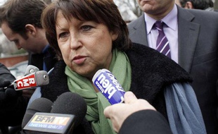 Martine Aubry, le 9 février 2010 à Colmar.