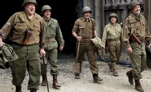 Matt Damon
George Clooney, Bob Balaban et Bill Murray dans "Monuments Men."