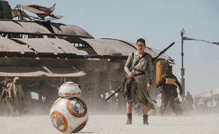 L'actrice Daisy Ridley dans «Star Wars 7».