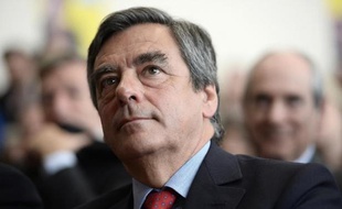 François Fillon lors d'un meeting électoral le 11 avril 2015 à Rosny-sous-Bois