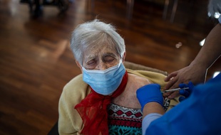 Une vaccination en Espagne. (archives)
