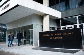 Le palais de justice de Nanterre (Hauts-de-Seine). (Illustration)