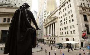 Le quartier de Wall Street, à New York.