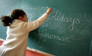 Un cours en anglais dans une école élémentaire.
