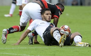 Henrique Silva, ici en 2018 lors d'un match entre Vasco et Flamengo.