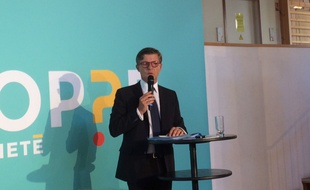 Nicolas Florian a donné sa première conférence de rentrée ce mardi.