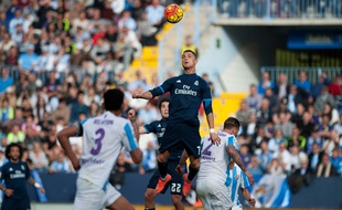 Cristiano Ronlado lors du match entre Malaga et le Real Madrid le 21 février 2016.