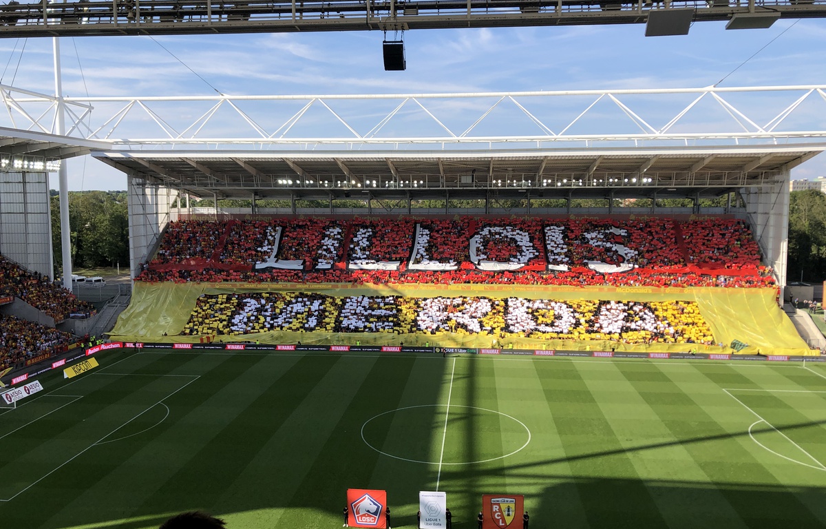 RC LensLosc Les dirigeants lensois ne s'attendaient pas à un tifo antiLillois