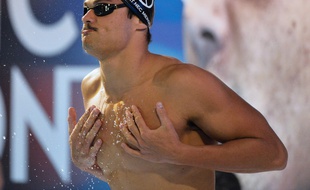 Le nageur français Florente Manaudou.