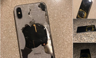 L'iPhone X a surchauffé pendant une mise à jour.
