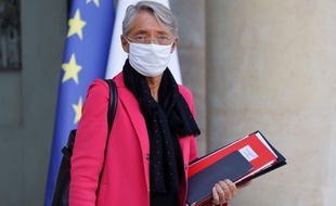 Elisabeth Borne, le 14 octobre 2020 à l'Elysée à Paris.