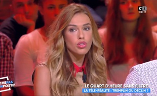 Capture d'écran de Vanessa Lawrens, mercredi, sur le plateau de «TPMP».