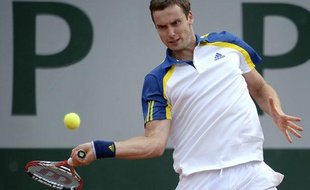 Le Letton Ernests Gulbis, le 27 mai 2013, à Roland-Garros.