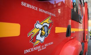 Un camion de pompiers du Bas-Rhin à Strasbourg. (illustration)