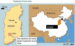L'explosion survenue jeudi matin dans une mine du nord de la Chine, au coeur de la principale province houillère du pays, a fait 105 morts, selon un nouveau bilan officiel publié vendredi.