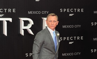 L'acteur Daniel Craig à l'avant-première de Spectre au Mexique