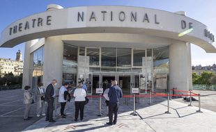 Le Théâtre national de Nice le 21 mai 2021