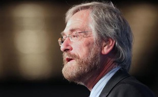 Peter Praet, l'économiste en chef de la Banque centrale européenne (BCE), en 2012 à Francfort