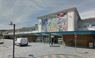 Gare d'Epinal (Vosges) capture d'écran Google view