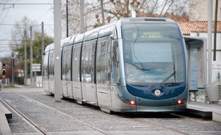 Begles, 19 janvier 2012. - Illustration tram. Photo : Sebatsien Ortola