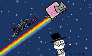 Une image emblème du groupe de hackers LulzSec, sur leur compte Twitter.