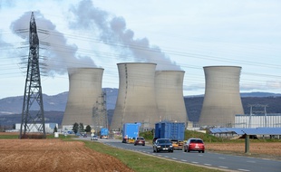 Une centrale nucléaire dans l'Ain, le 16 février 2021.