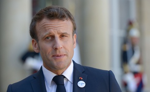 Emmanuel Macron lors d'une conférence de presse à l'Elysée, le 16 mai 2019.