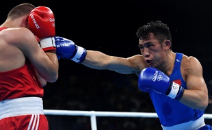 Un combat de boxe aux JO 2016 de Rio (photo d'illustration).