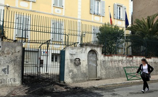 La sous-prefecture de Corte, déjà attaquée en avril 2012.