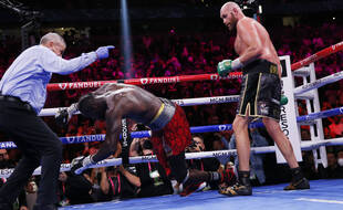 Tyson Fury a battu Deontay Wilder à Las Vegas le 9 octobre 2021.