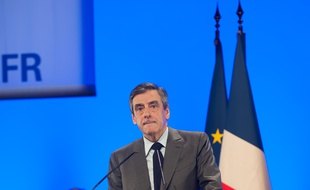 François Fillon en meeting à Poitiers le 9 février 2017.